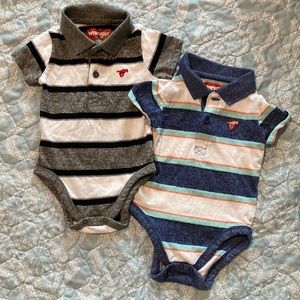 Wrangler Striped Onesies